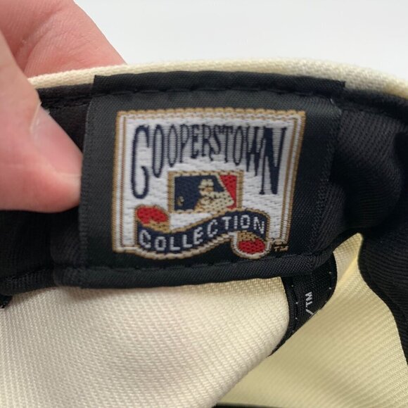 Anaheim Angels MLB Beige New Era 9Forty Cooperstown Collection Snapback Hat New - Picture 6 of 6